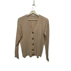 Staccato Cardigan Women’s Small Oatmeal Beige‎ Grandpa Sweater